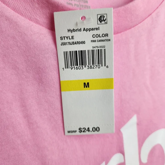 BARBIE T-shirt Pink Women's NWT - Picture 6 of 6